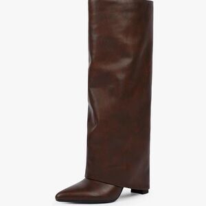 Brown Knee-High Women's Boots